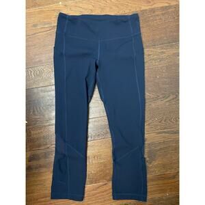 Lululemon Swift Speed High Rise Crop 21" Length Legging Navy  Size 6